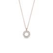 COLLIER EN OR ROSE AVEC DIAMANTS - COLLIERS AVEC DIAMANTS - COLLIERS