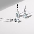 AQUAMARINE AND DIAMOND WHITE GOLD PENDANT - AQUAMARINE NECKLACES - NECKLACES