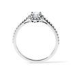 DIAMOND ENGAGEMENT RING IN 14CT WHITE GOLD - ENGAGEMENT DIAMOND RINGS - ENGAGEMENT RINGS