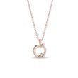 APPLE NECKLACE IN 14K ROSE GOLD - DIAMOND NECKLACES{% if category.pathNames[0] != product.category.name %} - {% endif %}