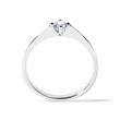 MINIMALIST DIAMOND RING IN WHITE GOLD - SOLITAIRE ENGAGEMENT RINGS - ENGAGEMENT RINGS