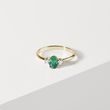 SMARAGDGOLDRING MIT DIAMANT - RINGE MIT SMARAGD - RINGE