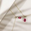 Gold Ruby ​​Necklace
