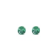 EMERALD EARRINGS IN WHITE GOLD - EMERALD EARRINGS - EARRINGS