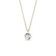 ANHÄNGER MIT BEZEL DIAMANTEN AUS GELBGOLD - KETTEN MIT DIAMANTEN - KETTEN