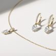 SCHMUCKSET MIT LABORDIAMANTEN IN 14 KT GELBGOLD - SCHMUCK-SETS - SCHMUCK