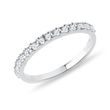 BAGUE ETERNITY D'OR BLANC AVEC DIAMANTS - ALLIANCES DE MARIAGE FEMMES - ALLIANCES DE MARIAGE