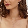 COLLIER EN OR ROSE SERTI DE DIAMANTS - COLLIERS AVEC DIAMANTS - COLLIERS