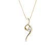 ELEGANT GOLD NECKLACE WITH A DIAMOND - DIAMOND NECKLACES{% if category.pathNames[0] != product.category.name %} - {% endif %}