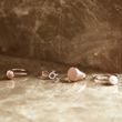 6 MM FRESHWATER PEARL RING IN ROSE GOLD - PEARL RINGS - PEARL JEWELLERY