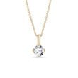 GELBGOLD-HALSKETTE MIT 1 CT LABORDIAMANT - KETTEN MIT DIAMANTEN - KETTEN