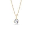 1CT LAB GROWN DIAMOND GOLD NECKLACE - DIAMOND NECKLACES - NECKLACES