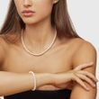 FRESHWATER PEARL SET WITH A SILVER CLASP - PEARL SETS - PEARL JEWELLERY
