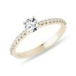 BAGUE DE FIANÇAILLES EN OR JAUNE AVEC DIAMANTS - BAGUES DE FIANÇAILLES EN DIAMANT - BAGUES DE FIANÇAILLES