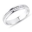 MEN'S DIAMOND ETERNITY RING IN WHITE GOLD - RINGS FOR HIM - WEDDING RINGS