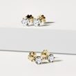 DIAMANT-OHRSTECKER AUS 14KT GELBGOLD - OHRSTECKER DIAMANT - OHRRINGE