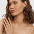 NÁUŠNICE Z BIELEHO 14K ZLATA S LAB GROWN DIAMANTMI - NAPICHOVACIE NÁUŠNICE S DIAMANTMI - NÁUŠNICE