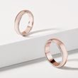 MEN'S MODERN ROSE GOLD WEDDING BAND WITH DIAMONDS - RINGS FOR HIM - WEDDING RINGS