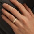 EHERINGE AUS 14 KT GELBGOLD MIT ZARTEM MUSTER - GELBGOLDENE TRAURINGE IM SET - TRAURINGE