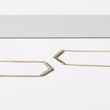 DIAMANTHALSKETTE MIT KLEINEM V-MOTIV UND DIAMANTEN IN GELBGOLD - KETTEN MIT DIAMANTEN - KETTEN