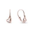 KINDER-HERZOHRRINGE IN ROSÉGOLD - OHRRINGE KINDER - OHRRINGE