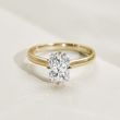 BAGUE EN OR ET DIAMANT TAILLE RADIANT - BAGUES AVEC DIAMANTS DE SYNTHÈSE - BAGUES DE FIANÇAILLES