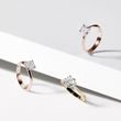 OVAL DIAMOND RING WITH SIDE DIAMONDS IN YELLOW GOLD - DIAMOND ENGAGEMENT RINGS - ENGAGEMENT RINGS