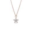 COLLIER OR ROSE AVEC DIAMANTS - COLLIERS AVEC DIAMANTS - COLLIERS