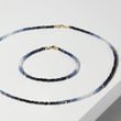 SAPPHIRE BOHO NECKLACE IN GOLD - MINERAL NECKLACES - 