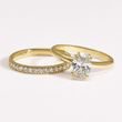 VERLOBUNGSRING MIT 1 CT DIAMANT IM OVALSCHLIFF IN GELBGOLD - SOLITÄRVERLOBUNGSRINGE - VERLOBUNGSRINGE