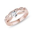 ELEGANT WEDDING AND ENGAGEMENT RINGS IN ROSE GOLD - ENGAGEMENT AND WEDDING MATCHING SETS - ENGAGEMENT RINGS