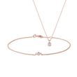 BEZEL-SET DIAMOND JEWELRY SET IN ROSE GOLD - DIAMOND SETS - FINE JEWELRY