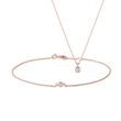 DIAMANTSCHMUCK MIT LÜNETTE IN ROSÉGOLD - SCHMUCK-SETS - SCHMUCK