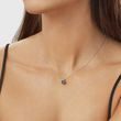 LONDON TOPAZ AND DIAMOND WHITE GOLD NECKLACE - TOPAZ NECKLACES - NECKLACES