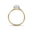 RING MIT 2 CT LABORDIAMANT IM OLD MINE SCHLIFF IN GELBGOLD - RINGE MIT LAB GROWN DIAMANTEN - VERLOBUNGSRINGE
