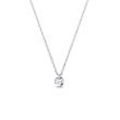 COLLIER EN OR BLANC ET DIAMANT DE SYNTHÈSE - COLLIERS AVEC DIAMANTS - COLLIERS