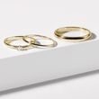 MINIMAL YELLOW GOLD WEDDING RING SET - YELLOW GOLD WEDDING SETS - WEDDING RINGS