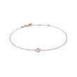 ROSE GOLD BRACELET WITH DIAMOND - DIAMOND BRACELETS - BRACELETS