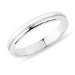 MEN'S RING IN WHITE GOLD WITH SINGLE ENGRAVED LINE - RINGS FOR HIM - WEDDING RINGS
