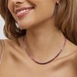 COLLIER EN OR JAUNE AVEC RUBIS - COLLIERS AVEC MINÉRAUX - COLLIERS