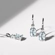 BOUCLES D'OREILLES ET COLLIER OR, AIGUES-MARINES, DIAMANTS - ENSEMBLES DE BIJOUX EN GEMMES - BIJOUX