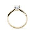 Luxusní prsten oval cut diamond ve zlatě