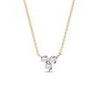 DIAMOND NECKLACE IN 14K YELLOW GOLD - DIAMOND NECKLACES - NECKLACES