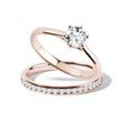 ENGAGEMENT AND WEDDING RING IN ROSE GOLD - ENGAGEMENT AND WEDDING MATCHING SETS - ENGAGEMENT RINGS