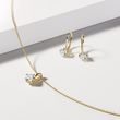 1CT LAB GROWN DIAMOND GOLD EARRINGS - DIAMOND EARRINGS - EARRINGS