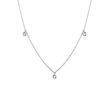 BEZELED DIAMOND NECKLACE IN WHITE GOLD - DIAMOND NECKLACES{% if category.pathNames[0] != product.category.name %} - {% endif %}