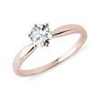 HALF CARAT DIAMOND RING IN ROSE GOLD - SOLITAIRE ENGAGEMENT RINGS{% if category.pathNames[0] != product.category.name %} - {% endif %}