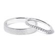 DIAMOND WEDDING RING SET IN WHITE GOLD - WEDDING RING SETS{% if category.pathNames[0] != product.category.name %} - {% endif %}