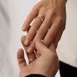 RING AUS ROSÉGOLD MIT LG-DIAMANT IM PRINZESSSCHLIFF - RINGE MIT LAB GROWN DIAMANTEN - VERLOBUNGSRINGE
