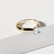 VERLOBUNGSRING MIT 1,0 CT LABORDIAMANT IN GELBGOLD - RINGE MIT LAB GROWN DIAMANTEN - VERLOBUNGSRINGE